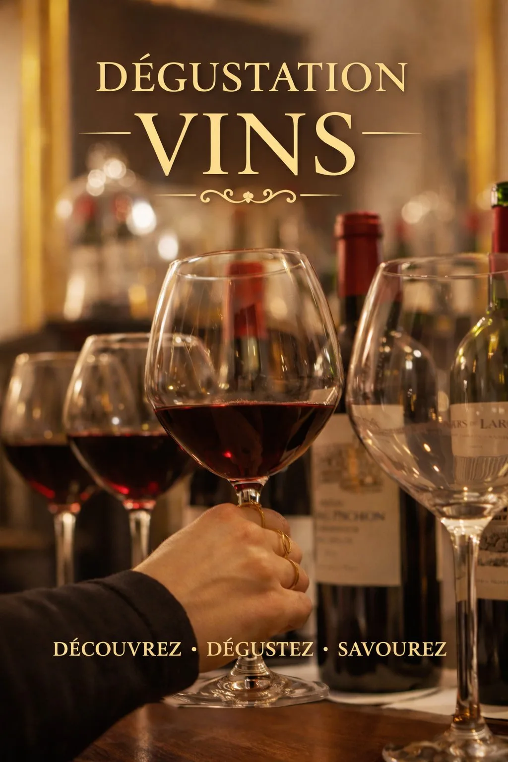 Dégustation vins